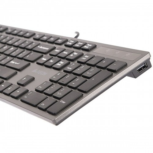 Клавиатура A4 Tech KV-300H QWERTY Чёрный Серый Монохромный Черный/Серый image 1
