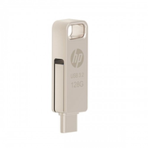 USB Zibatmiņa PNY HPFD206C-128 Sudrabains 128 GB image 1