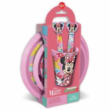 Детский набор посуды Minnie Mouse Розовый 5 Предметы