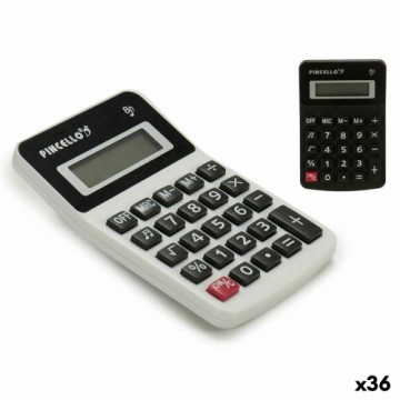 Pincello Kalkulators Plastmasa Solārais Mazs (36 Vienības)