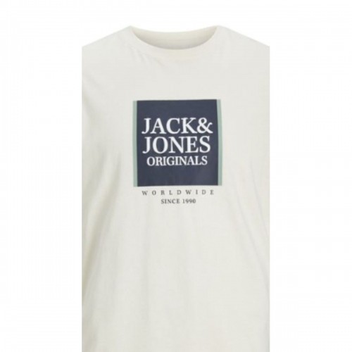 Vīriešu Krekls ar Īsām Piedurknēm Jack & Jones Lafayette Box Bēšs image 3