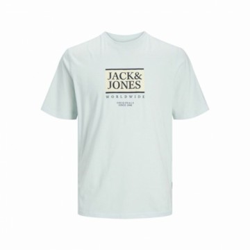 Vīriešu Krekls ar Īsām Piedurknēm Jack & Jones Lafayette Box Gaiši Zils