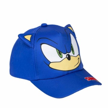 Детская кепка с ушами Sonic Синий