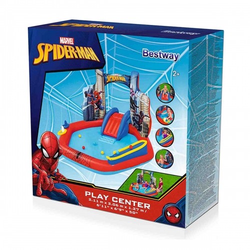 Bērnu baseins Bestway Spēļu laukums Spiderman 211 x 206 x 127 cm image 2