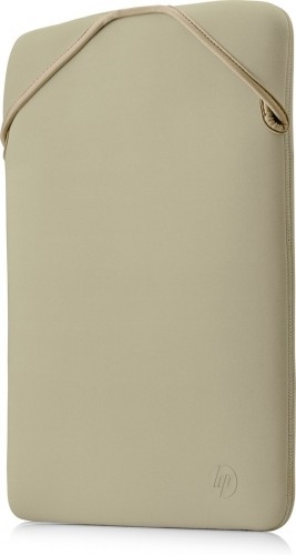 Hewlett-packard HP Reversible Protective 14.1-inch Gold Laptop Sleeve 14.1" Sleeve case Beige, Black image 3