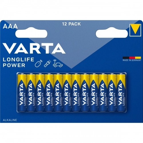 Alkaline baterijas Varta Longlife Power AAA LR03 1,5 V (12 gb.) image 1