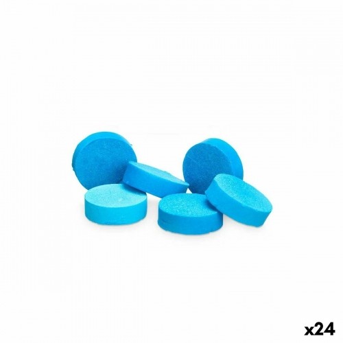 Bigbuy Home Tualetes poda bļodas tabletes Pret kaļķakmeni Komplekts 6 Daudzums (24 gb.) image 1