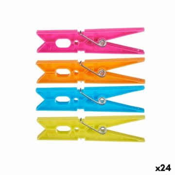 Bigbuy Home Прищепки Разноцветный Пластик 24 Предметы набор (24 штук)