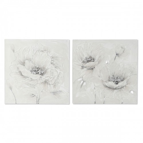 Glezna Home ESPRIT Shabby Chic 80 x 3 x 80 cm (2 gb.) image 1
