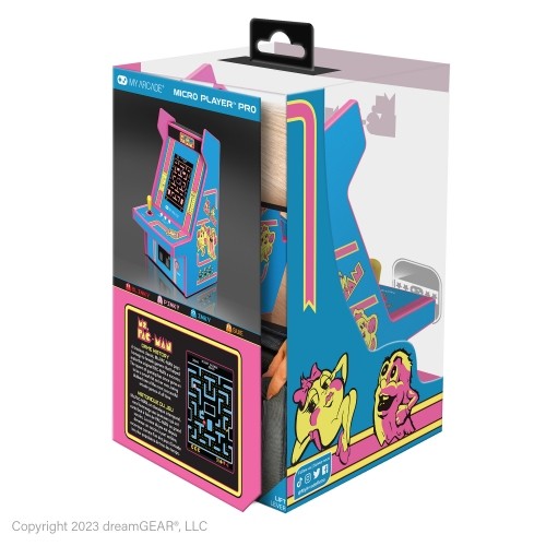 Dreamgear MY ARCADE Micro Player ,,Ms.Pac-Man&quot; nešiojama žaidimų konsolė image 1