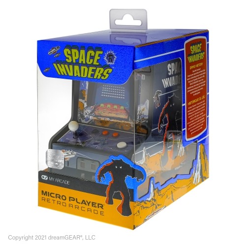 Dreamgear MY ARCADE Micro Player ,,Space Invaders Collectible Retro&quot; nešiojama žaidimų konsolė, premium versija image 4