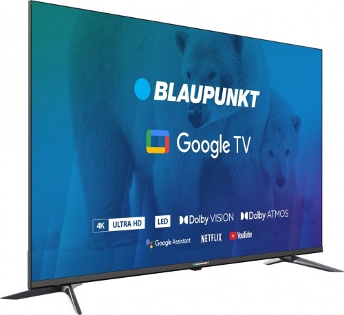 TV 55" Blaupunkt 55UBG6000S 4K Ultra HD LED, GoogleTV, Dolby Atmos, WiFi 2,4-5GHz, BT, black image 2