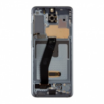 LCD display + Touch + Front Cover Unit Samsung G980|G981 Galaxy S20 Cloud Blue No Camera (Service Pack)