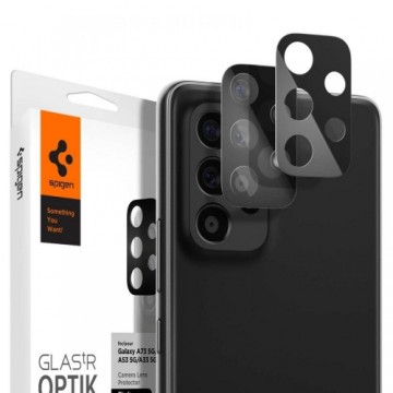 Spigen OptikCamera Protector Camera Island Tempered Glass (2 pcs) for Samsung Galaxy A33 5G | A53 5G | A73 5G Black