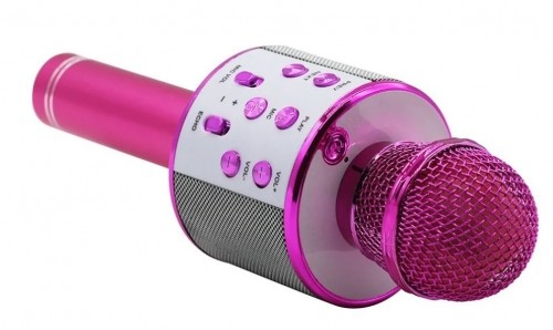Karaoke microphone with speaker Manta MIC11PK, pink image 2