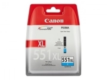 Tintes kasete Canon CLI-551XL C, 6444B001, zila