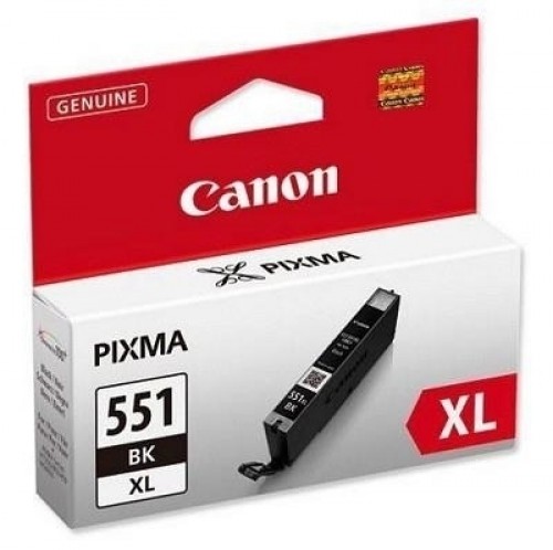 Tintes kasete Canon CLI-551XL BK, 6443B001, melna image 1