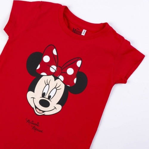 Krekls ar Īsām Piedurknēm Bērniem Minnie Mouse Sarkans image 3