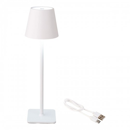 LED galda lampa Lumineo 894378 Balts Metāls 37 cm Uzlādējams image 1
