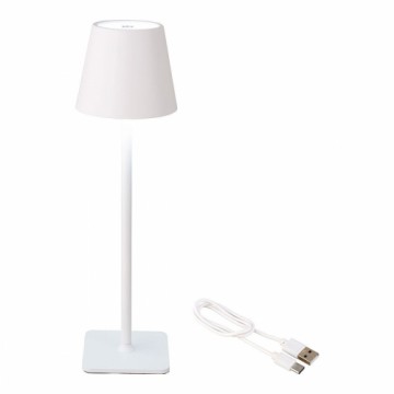 LED galda lampa Lumineo 894378 Balts Metāls 37 cm Uzlādējams