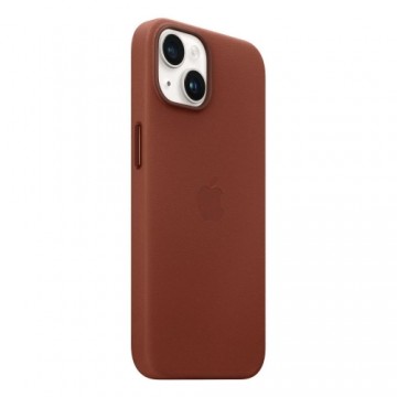 MPPD3ZM|A Apple Leather Magsafe Cover for iPhone 14 Plus Umber (Damaged Package)