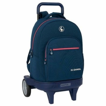 Школьный рюкзак с колесиками Safta Синий 33 x 22 x 45 cm