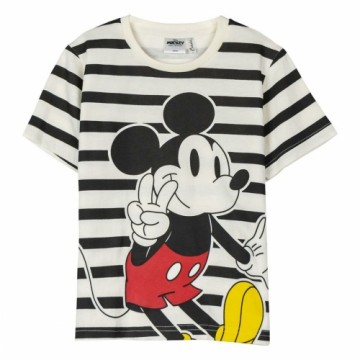 Krekls ar Īsām Piedurknēm Bērniem Mickey Mouse Daudzkrāsains