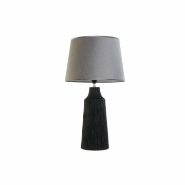 Galda lampa Home ESPRIT Melns Pelēks Sveķi 50 W 220 V 40 x 40 x 70 cm (2 gb.)