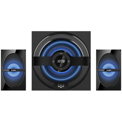 Speakers SVEN MS-2085, black (60W, FM, USB/SD, Display, RC, Bluetooth) image 1