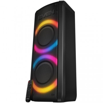 Speaker SVEN PS-710, black (100W, TWS, Bluetooth, FM, USB, microSD, LED-display, 4400mA*h)