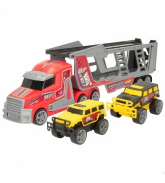 Molmo Toys Авто трейлер с машинами, инерция 47 cm CB47277