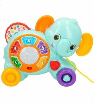 Color Baby Velkama rotaļlieta Zilonis ar skaņu un gaismu (spāņu val.) no 6 mēn. CB47255