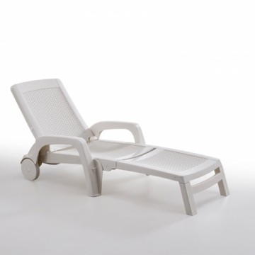 Bica Sauļošanās krēsls Miami balts