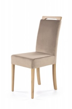 Halmar CLARION chair, color: honey oak / MONOLITH 09