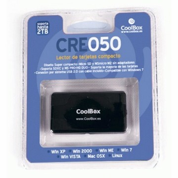 Karšu lasītājs CoolBox CRCOOCRE050 Melns