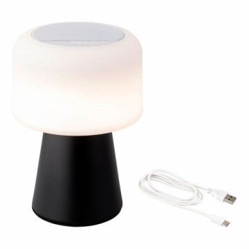 Светодиодная лампа с динамиком Bluetooth и беспроводным зарядным устройством Lumineo 894415 Чёрный 22,5 cm Зарядное устройство