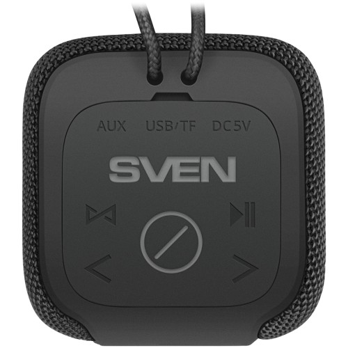 Speaker SVEN PS-205, black (12W, Waterproof (IPx6), TWS, Bluetooth, FM, USB, microSD, 1500mA*h) image 3