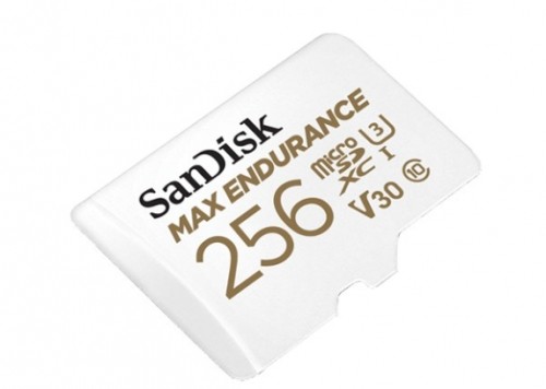 SanDisk MAX ENDURANCE microSDXC Atmiņas karte  256GB + SD Adapteris image 2
