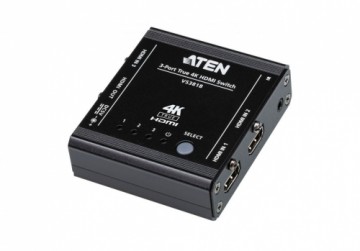 Aten   3-Port True 4K HDMI Switch VS381B Input: 3 x HDMI Type A Female; Output: 1 x HDMI Type A Female