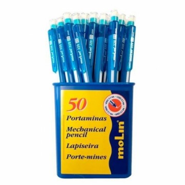 Mechanical pencil set Molin Синий 0,5 mm (50 Предметы)