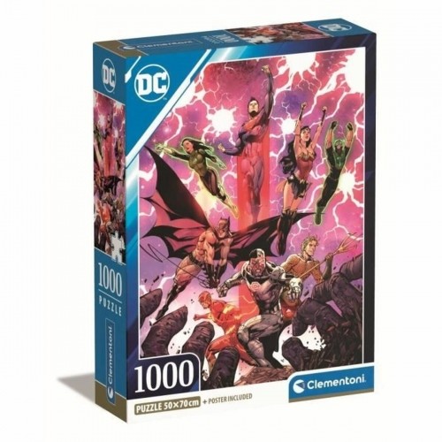 Puzle un domino komplekts Clementoni DC Comics 1000 Daudzums image 1