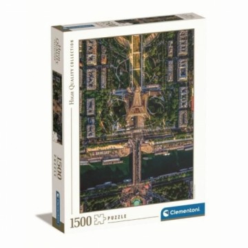 Puzle un domino komplekts Clementoni Vol au-dessus de Paris (FR) 1500 Daudzums