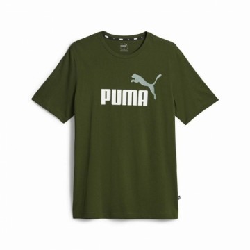 Vīriešu Krekls ar Īsām Piedurknēm Puma  Ess+ 2 Col Logo  L