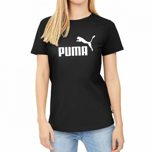 Sieviešu Krekls ar Īsām Piedurknēm Puma LOGO TEE 586774 01 Melns image 1