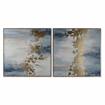 Glezna Home ESPRIT Abstrakts Moderns 100 x 4 x 100 cm (2 gb.)