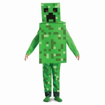 Маскарадные костюмы для детей Minecraft Creeper 3 Предметы Зеленый