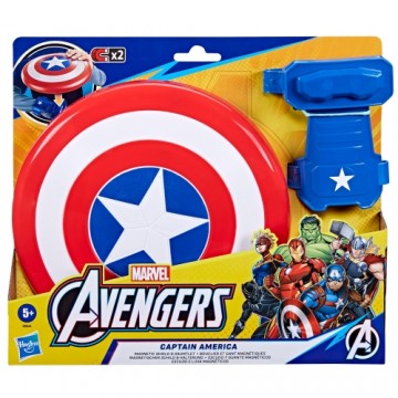 AVENGERS Rotaļlieta lomu spēlēm Captain America magnētiskais vairogs un bruņu cimds