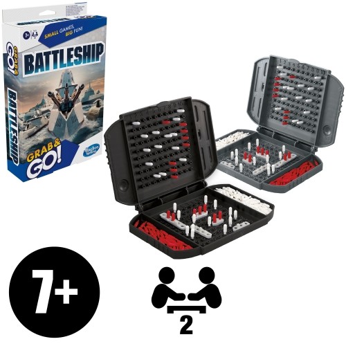 Hasbro Gaming Ceļojumu spēle Battleship Grab&Go image 5