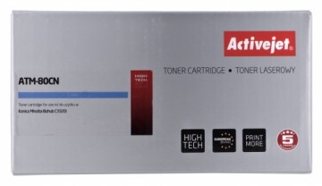 Activejet ATM-80CN toner (replacement for Konica Minolta TNP80C; Supreme; 9000 pages; blue)