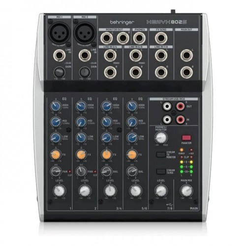 Behringer XENYX 802S - analogue audio mixer image 1